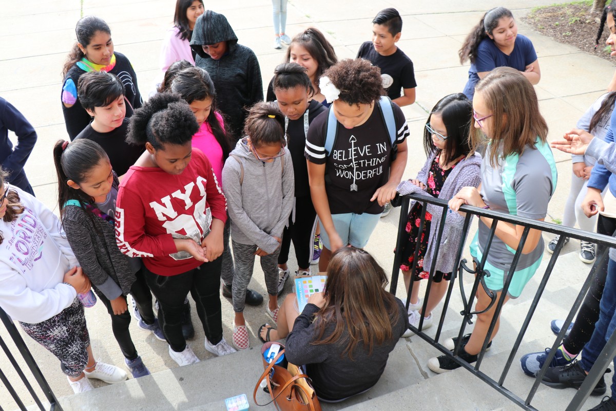 Heritage Middle School 6th Grade Students at Orientation